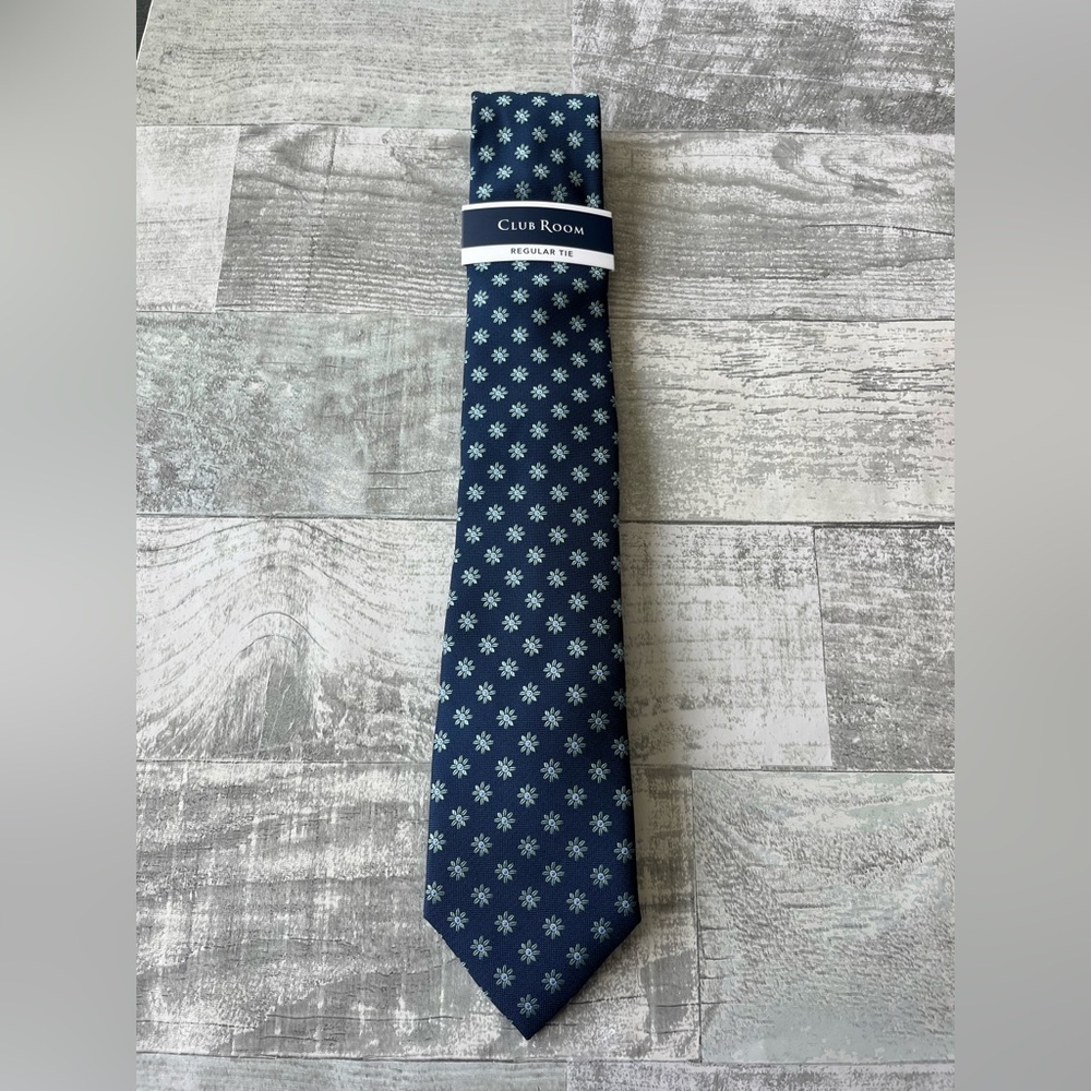 NWT Club Room Men’s Mint Floral Tie